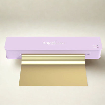 Laminadora para Foil Team Pink Color Lila Máquinas Angie Guerra