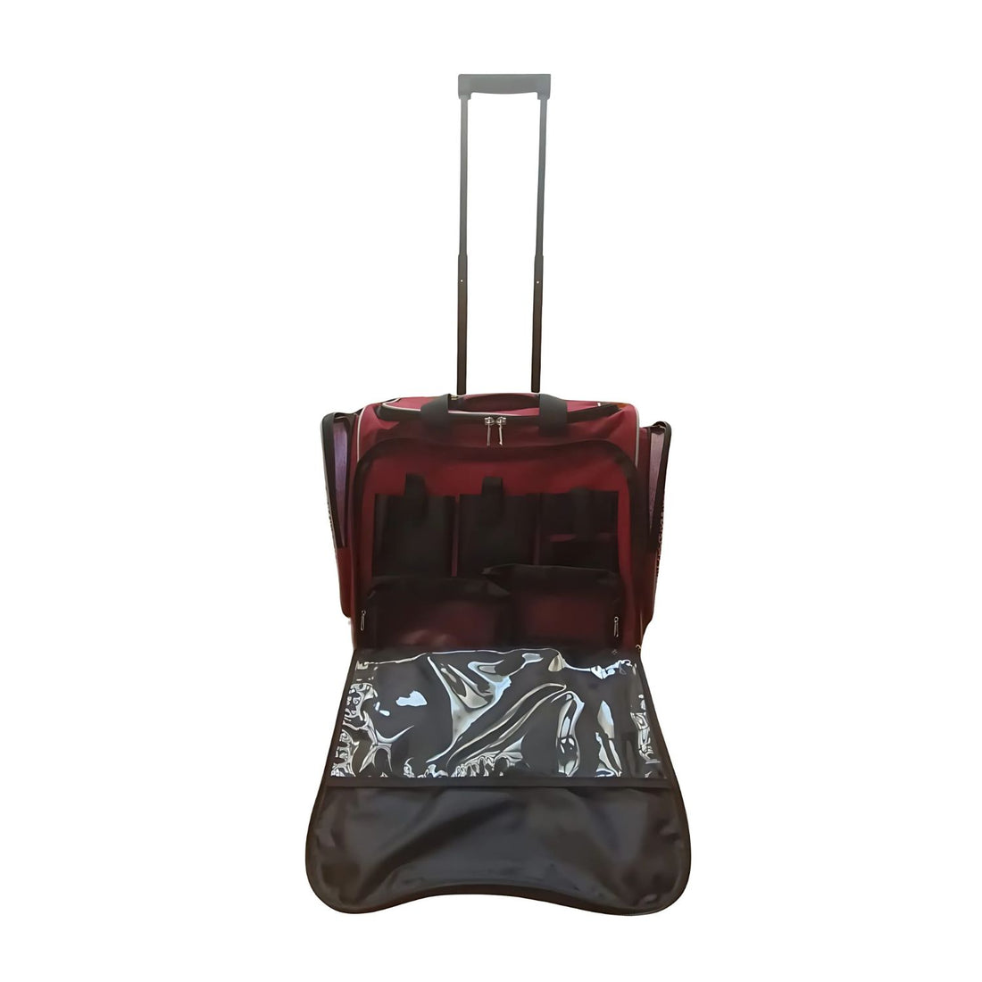 Wine Rolling Scrap Tote / Mochila Con Ruedas Para Manualidades Almacenamiento y Organización Darice