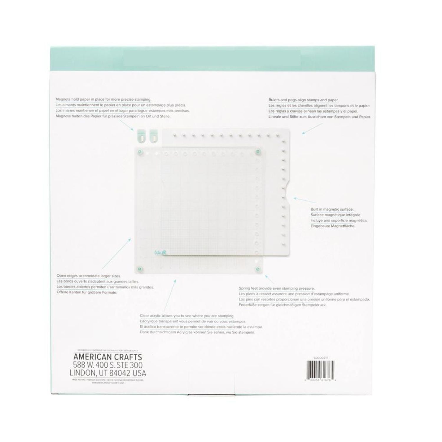 Precision Press 12 in / Base para sellos de Precisión Grande Herramientas We R Memory Keepers