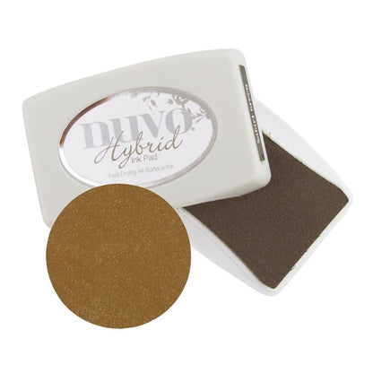 Ink Pad Acorn Brown / Cojin de Tinta para Sellos Color Cafe Tintas Nuvo