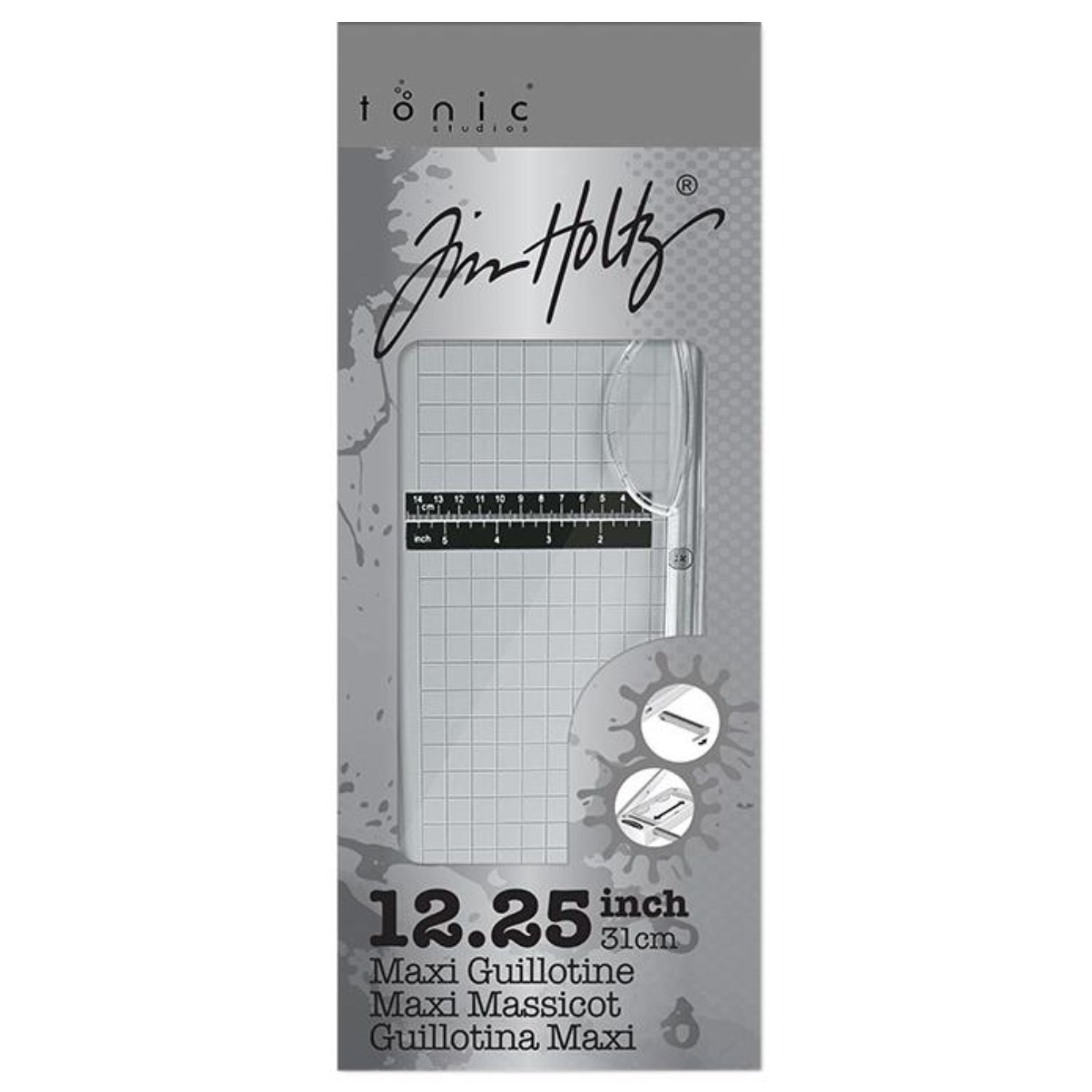 Maxi Guillotine 12.25" / Guillotina Tim Holtz Cortadoras / Guillotinas Tonic Studios