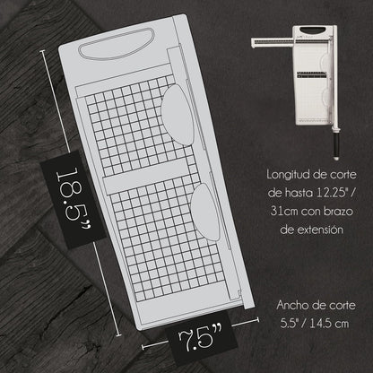 Maxi Guillotine 12.25" / Guillotina Tim Holtz Cortadoras / Guillotinas Tonic Studios