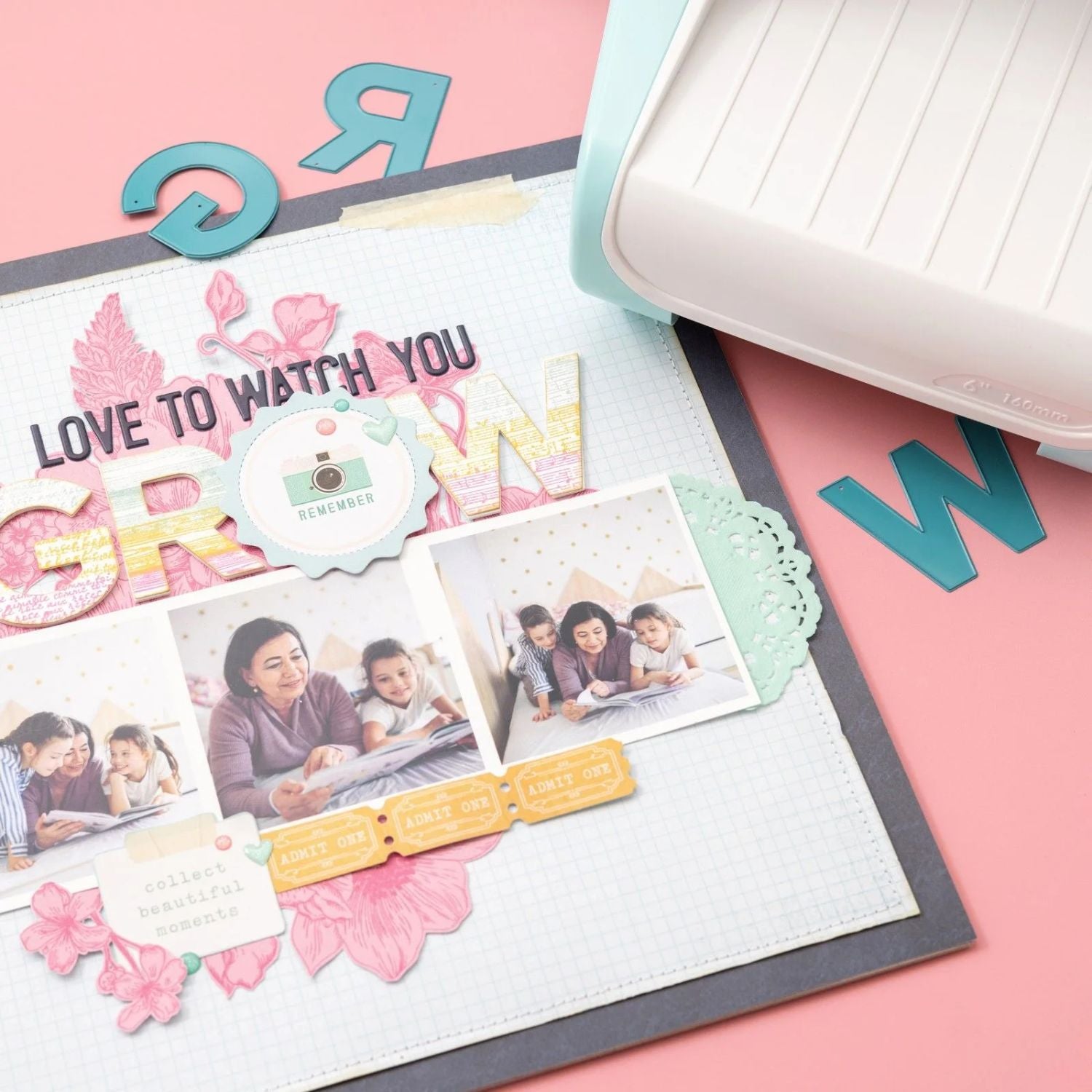 Large Alphabet Dies / Suaje de Corte de Alfabeto Dados de Corte / Suajes / Troqueles We R Memory Keepers