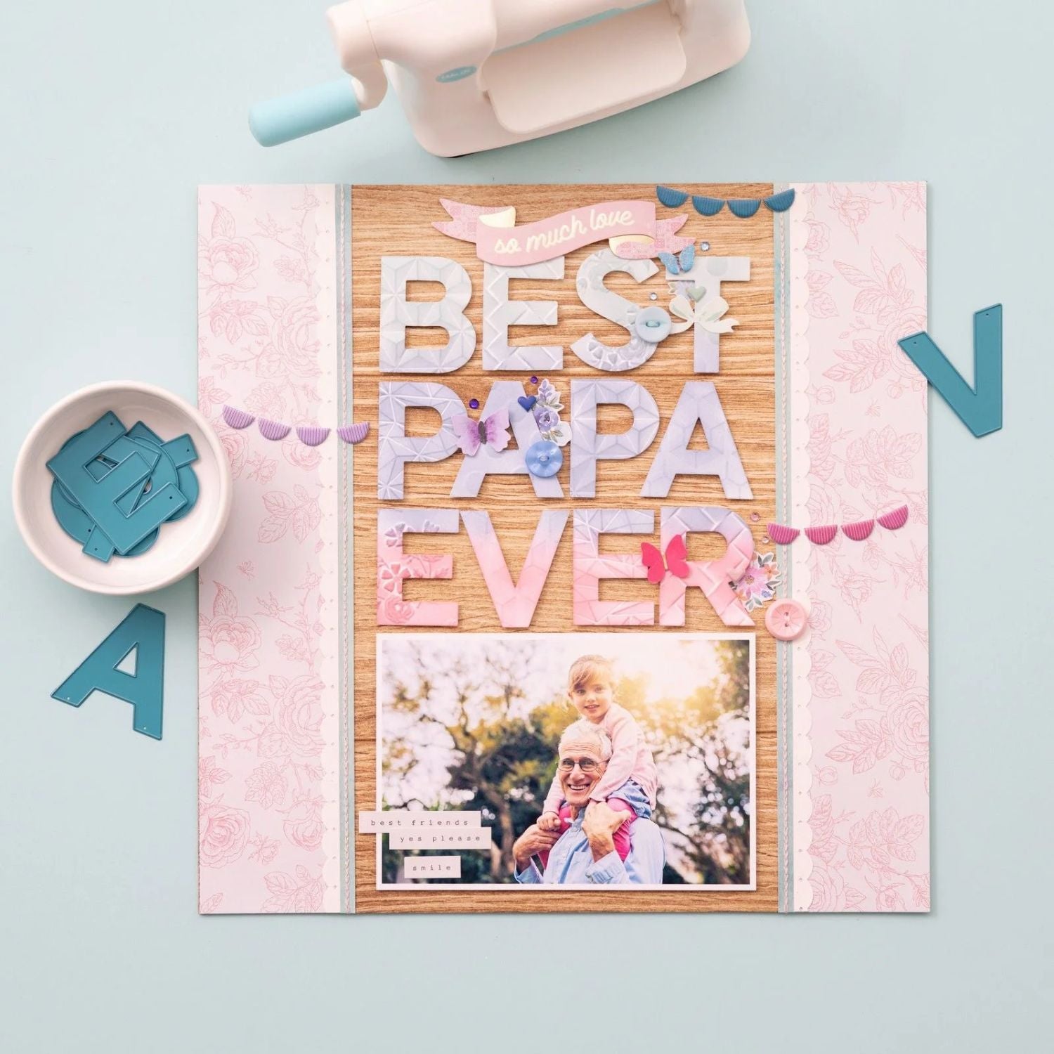 Large Alphabet Dies / Suaje de Corte de Alfabeto Dados de Corte / Suajes / Troqueles We R Memory Keepers