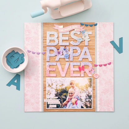 Large Alphabet Dies / Suaje de Corte de Alfabeto Dados de Corte / Suajes / Troqueles We R Memory Keepers