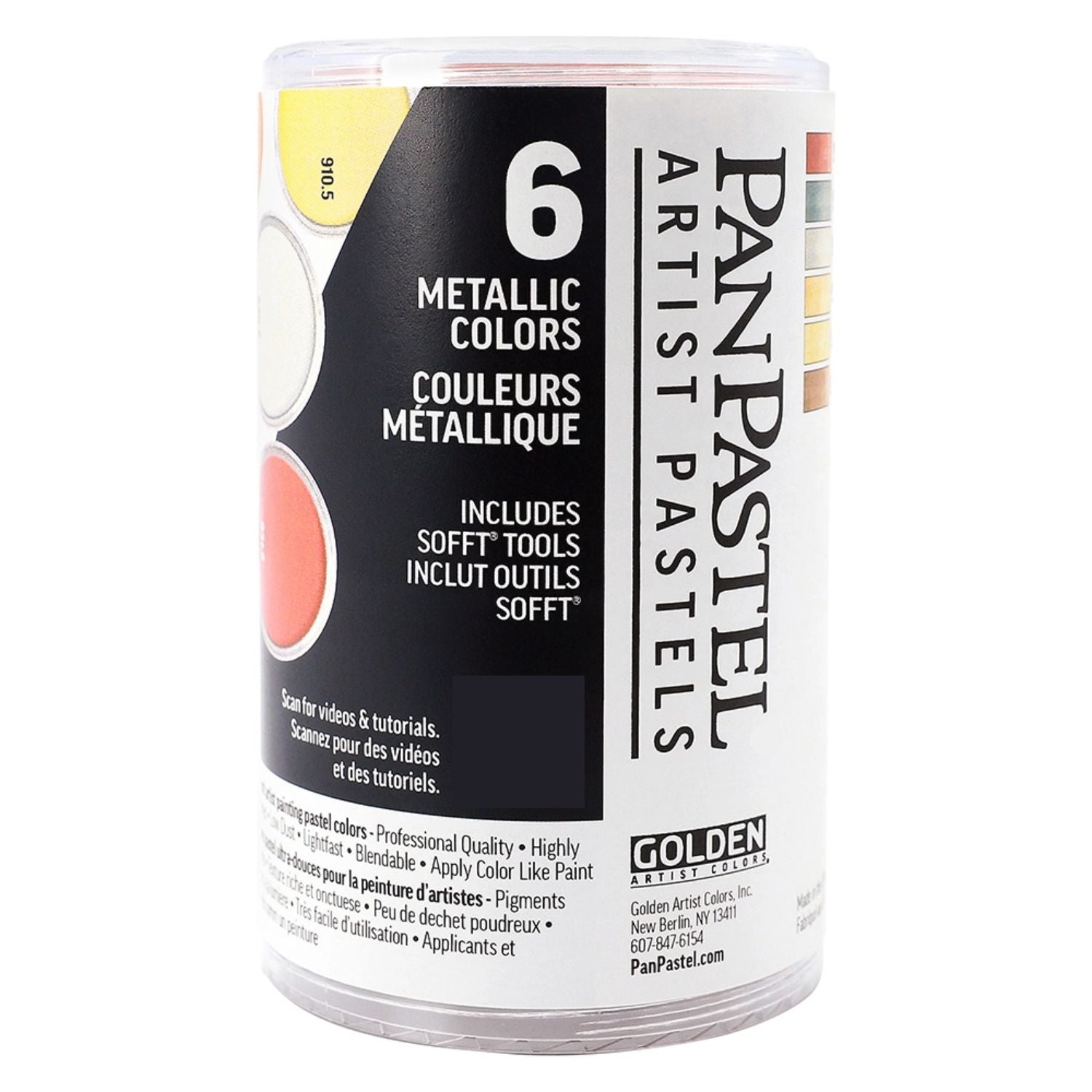 Ultra Soft Artist Pastel Set Metallics / Set de Pasteles Ultra Suaves Metálicos Pastel PanPastel