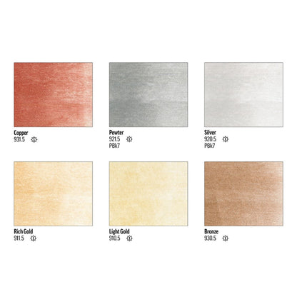 Ultra Soft Artist Pastel Set Metallics / Set de Pasteles Ultra Suaves Metálicos Pastel PanPastel