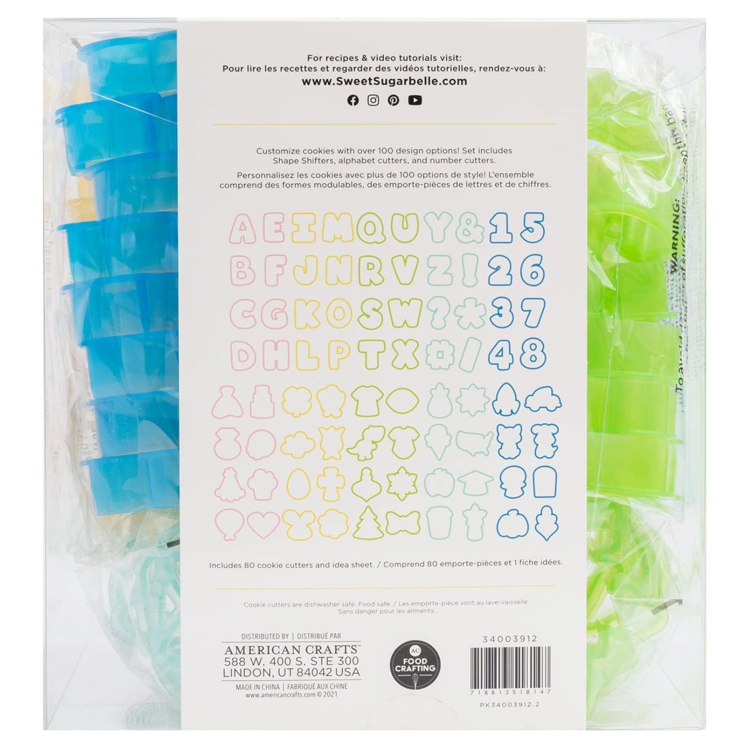 Cookie Cutter Set / Set Cortadores de Galletas Cambiables Repostería Sugarbelle