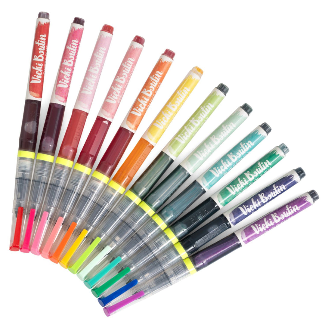 Premium Watercolor Markers / 12 Marcadores Acuarelables Marcadores &amp; Plumones Vicki Boutin