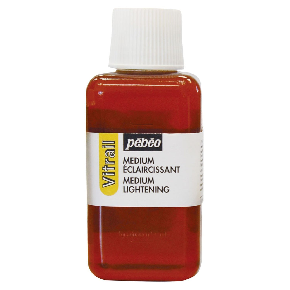 Vitrail Lightening Medium 250ml / Medio Aclarador para Pintura Vitrales Vitral Pebeo