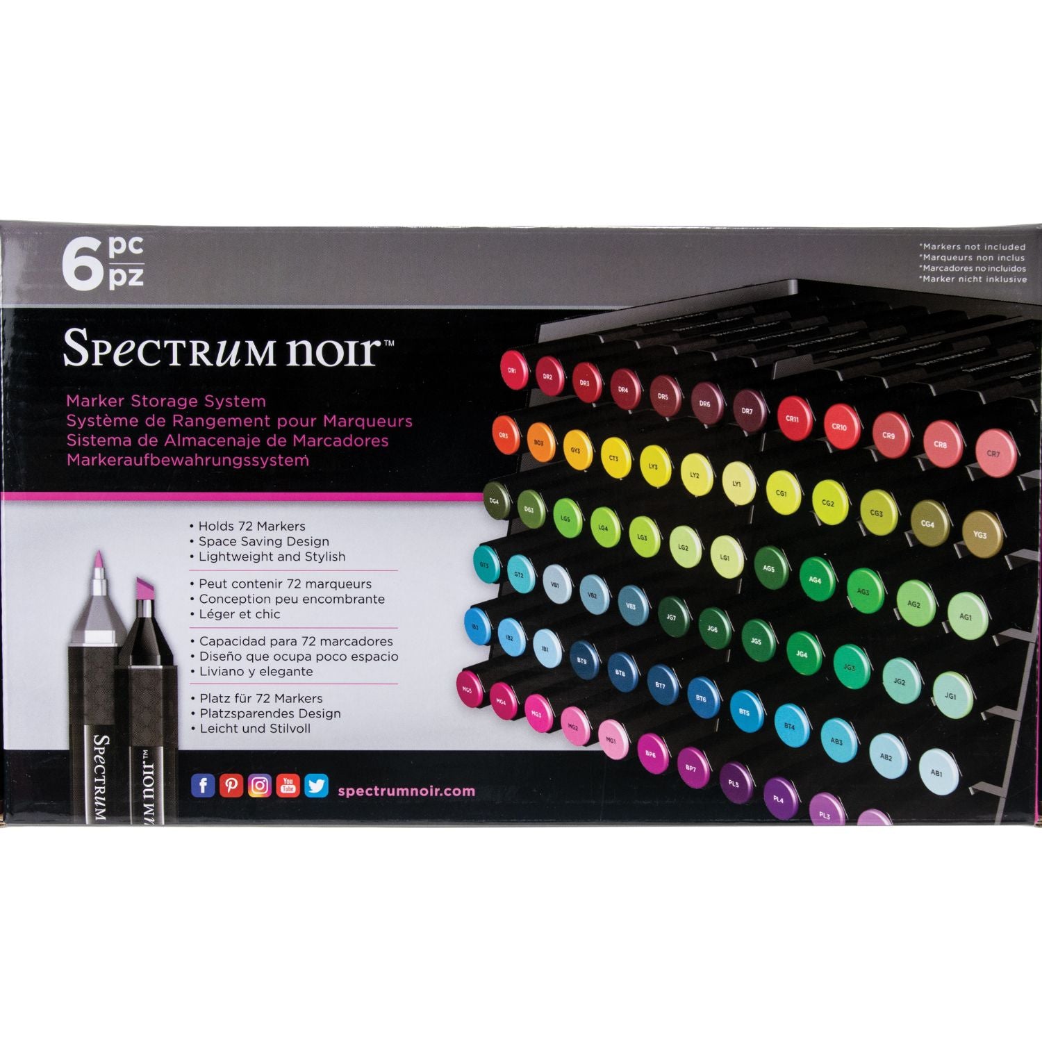 Marker Storage Trays / Charloas Organizadoras de Plumones Almacenamiento y Organización Crafter&