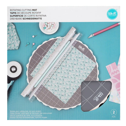 Rotating Platform &amp; Cutting Mat / Plataforma Giratoria y Tapete de Corte Circular Tapetes, Mats We R Memory Keepers