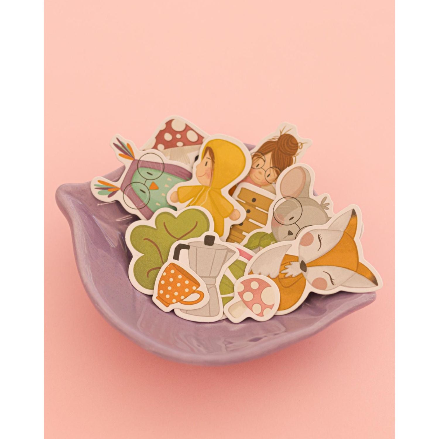 Moka Collection Die Cuts / Recortes Colección Otoño Adornos / Embellishments Mintopía