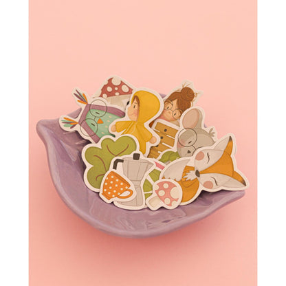 Moka Collection Die Cuts / Recortes Colección Otoño Adornos / Embellishments Mintopía