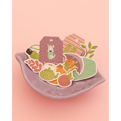 Moka Collection Die Cuts / Recortes Colección Otoño Adornos / Embellishments Mintopía