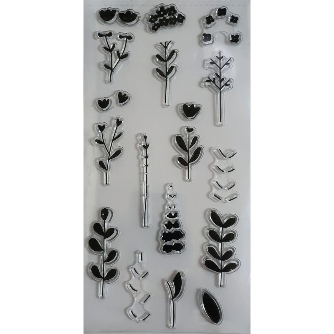 Stamp And Die Flowers &amp; Branches/ Sellos Y Troqueles Flores Y Ramas Sellos Mintopía