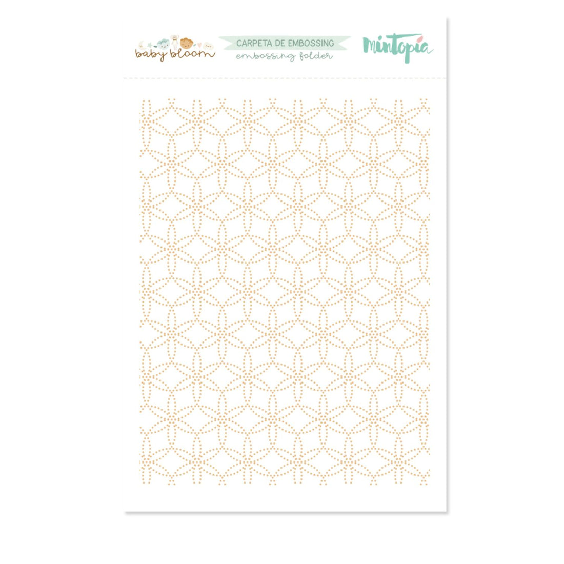 Geometric Background Embossing Folder / Folder De Grabado Geométrico Folders de Grabado Mintopía