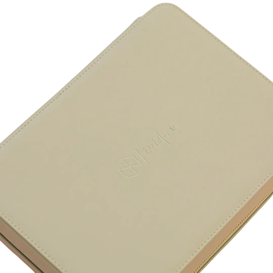 Estuche Caja de Cuero Vegano Deluxe Menta Organizadores Kimidori Colors