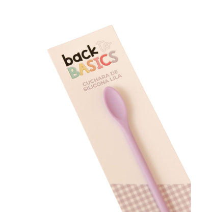 Cuchara de Silicon Lila Herramientas Mintopía