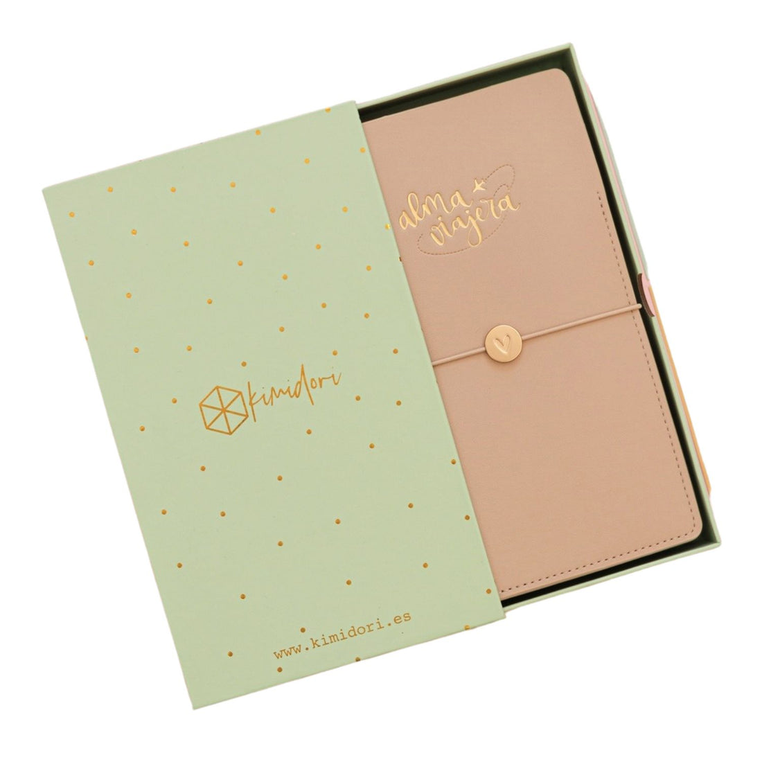 Ki-midori Beige Alma Viajera Agendas y Journals Kimidori Colors