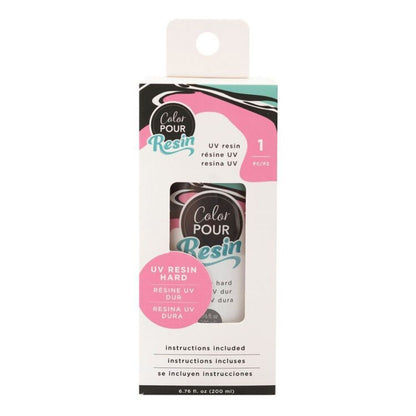Color Pour UV Hard Resin Clear / Resina UV Dura 200 ml Resina Epóxica y Accesorios American Crafts