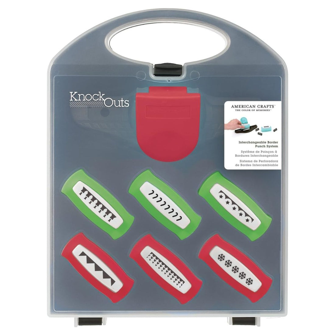 Border Punch Value Kit Christmas / Perforadora de bordes intercambiables Navideñas Perforadoras American Crafts