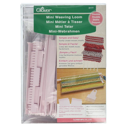 Mini Weaving Loom Double / Mini Telar Doble Tejido Clover