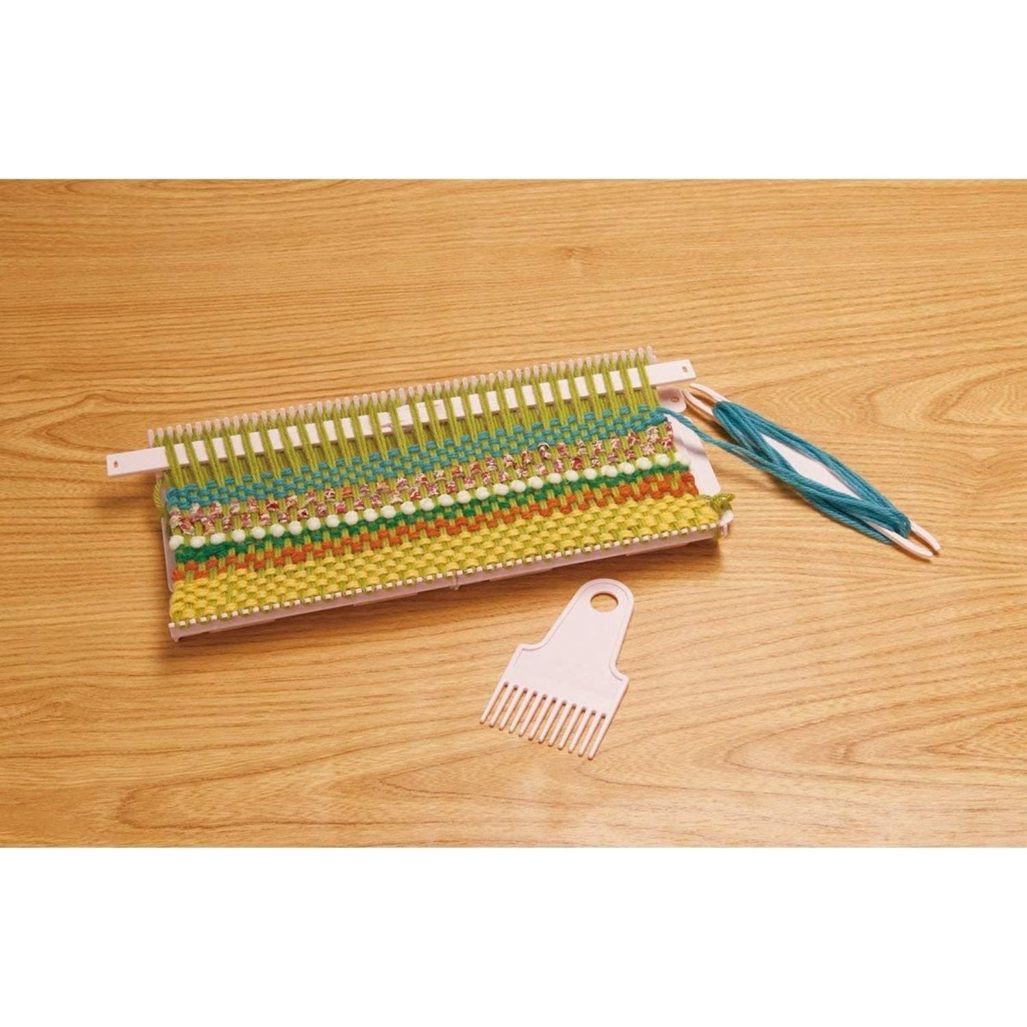 Mini Weaving Loom Double / Mini Telar Doble Tejido Clover