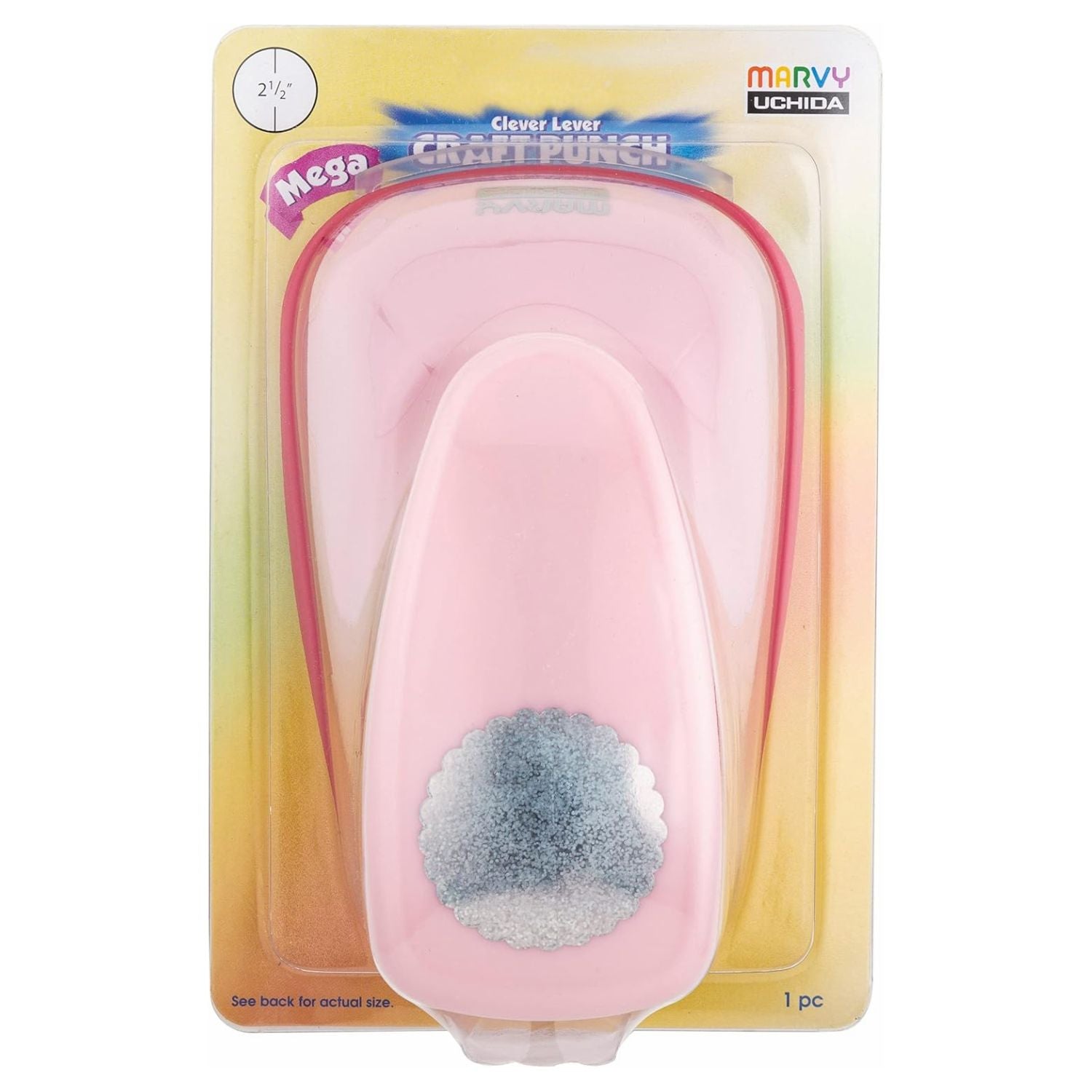 Mega Scalloped Circle 2.5&quot; / Perforadora de Círculo de Escalopa Grande 6.35 cm Perforadoras Marvy Uchida