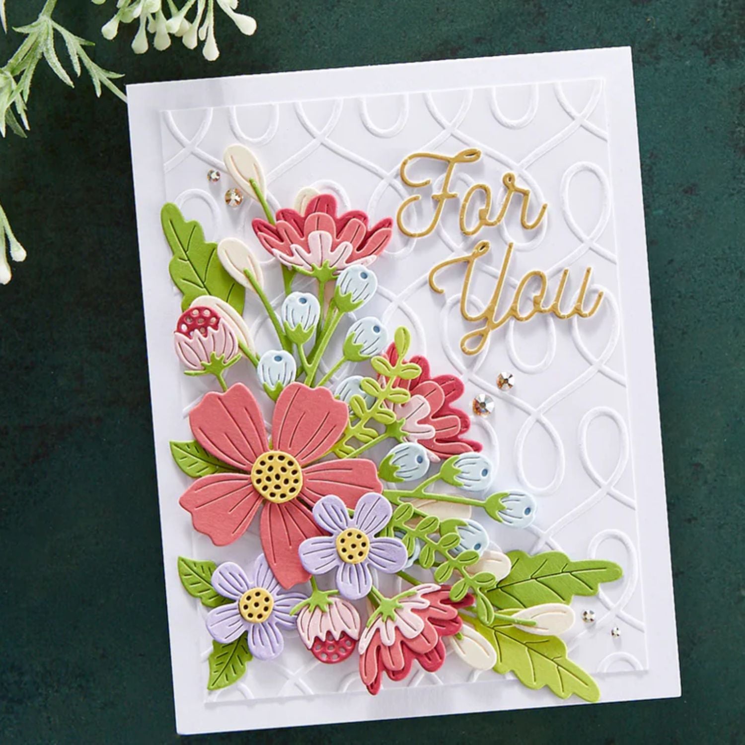 Loops Embossing Folder From The Be Bold Collection / Folder de Grabado De Boucles Folders de Grabado Spellbinders