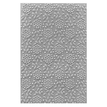 3D Textured Impressions Floral &amp; Vine / Folder De Grabado 3D Floral &amp; Vine Folders de Grabado Spellbinders
