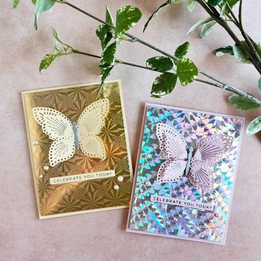 Glimmer Hot Foil Roll - Starburst / Rollo Lamina Brillante Estrella Dorada Foil Spellbinders