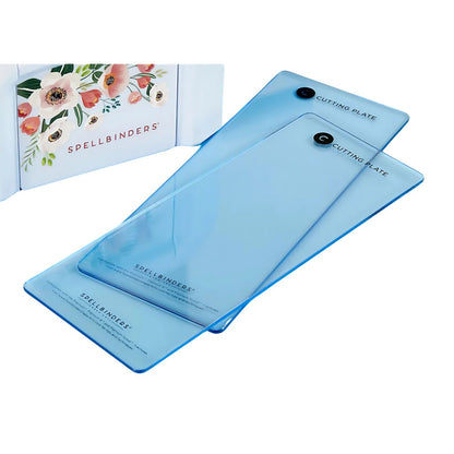 Cutting Plates Blue Mist / 2 Placas de Corte Azul Niebla Accesorios para Suajadoras Spellbinders