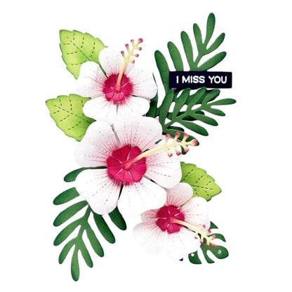 Suajes de Hojas Tropicales Dados de Corte / Suajes / Troqueles Hobbees