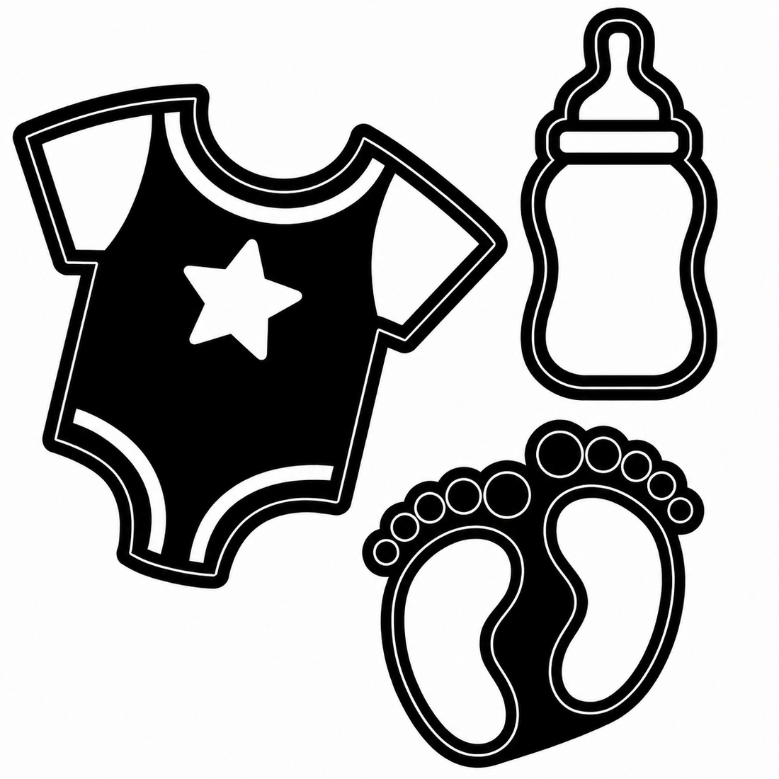 Suaje de Corte de Bebe / Baby Dados de Corte / Suajes / Troqueles Darice