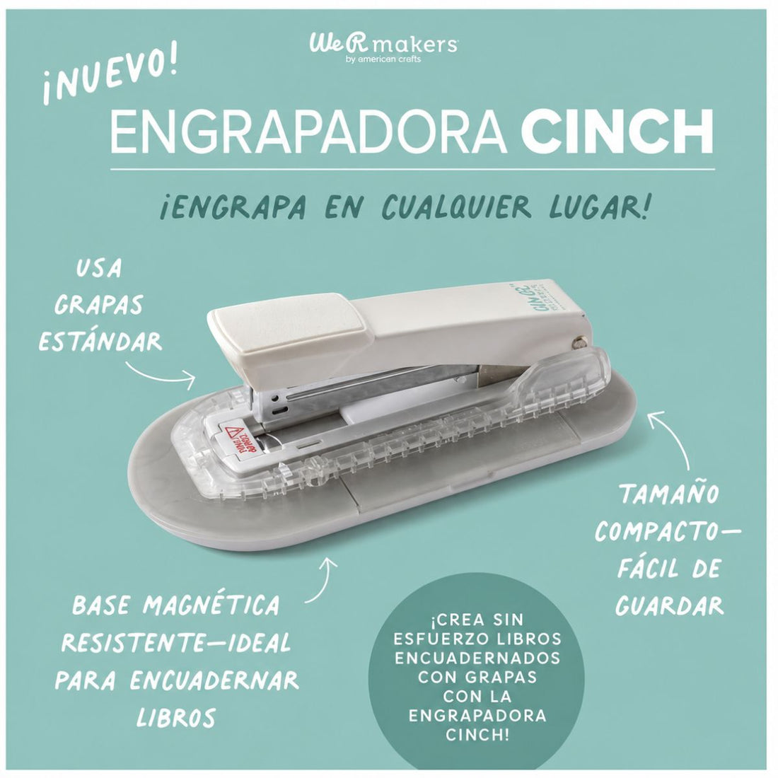 Cinch Stapler / Engrapadora Magnética Cinch Herramientas Hobbees