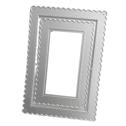 Suaje de Marcos Rectangulares de Escalopa con Puntadas Dados de Corte / Suajes / Troqueles Hobbees