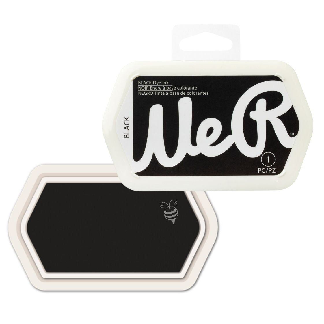 Dye Ink Pad Black / Cojín de Tinta Negro Tintas We R Makers