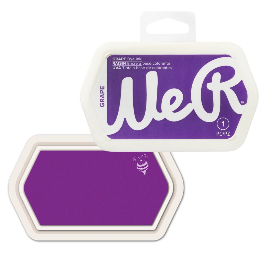 Dye Ink Pad Grape  / Cojín de Tinta Uva Tintas We R Makers