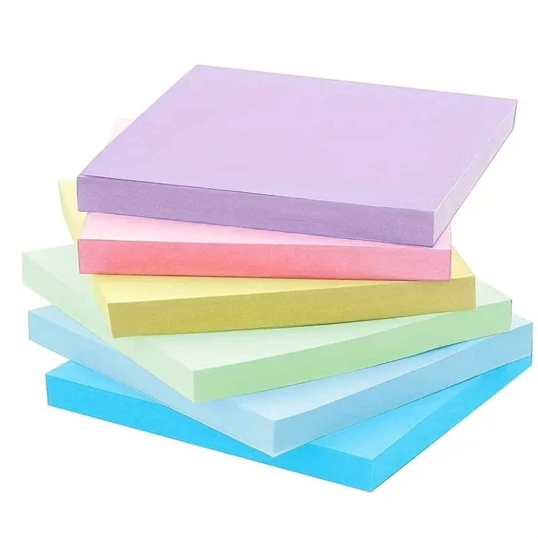 6 Blocks de Notas Post It de Colores Pastel Encuadernacion Hobbees