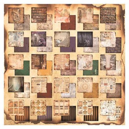 Paquete 24 Papeles Always 8x8" Papel Bellaluna Crafts