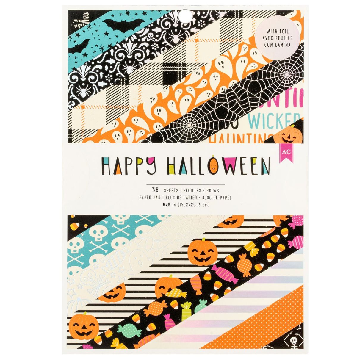 Happy Hallowen Paper Pad / Block de Papel Feliz Halloween 6"