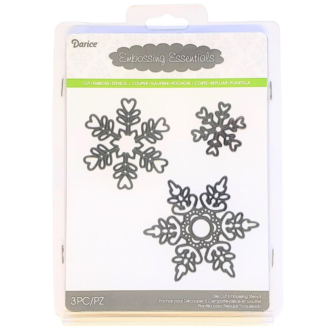 Suaje de Corte de Copo de Nieve / Assorted Snowflakes Dados de Corte / Suajes / Troqueles Darice