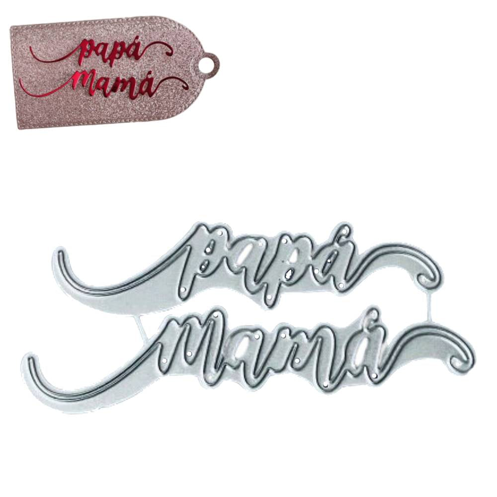 Suaje de Mamá Papá Dados de Corte / Suajes / Troqueles Hobbees