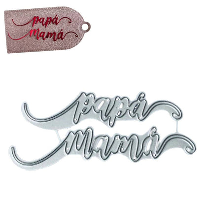 Suaje de Mamá Papá Dados de Corte / Suajes / Troqueles Hobbees