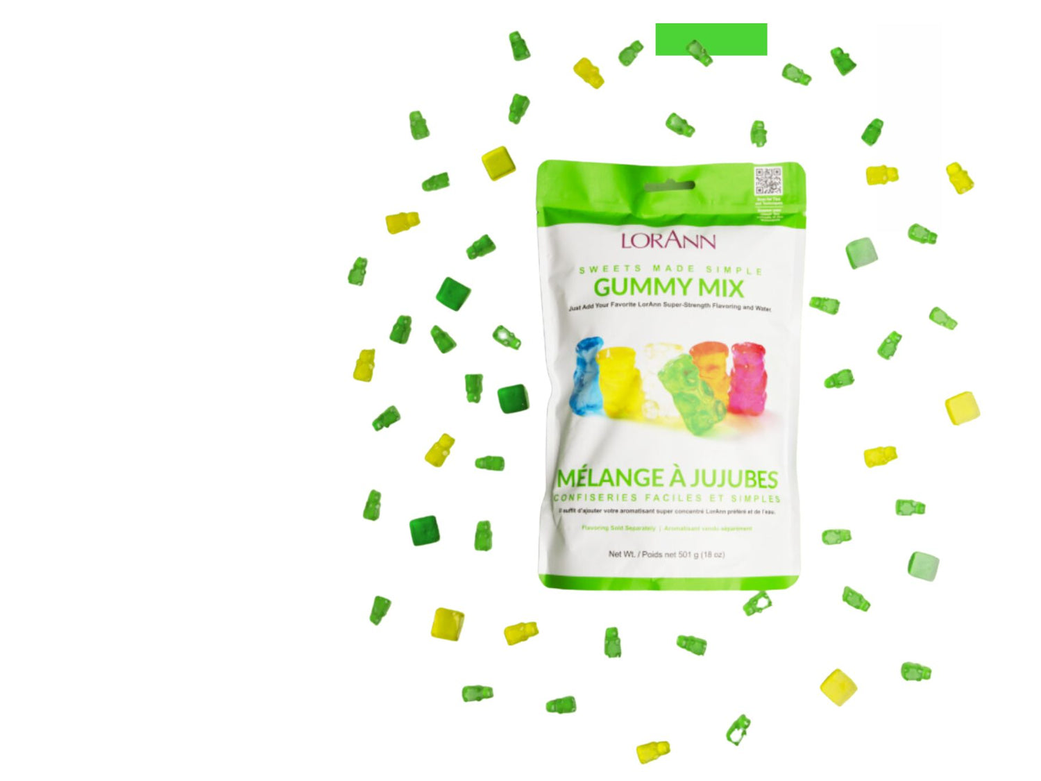 Gummy Mix / Polvo para Preparar Gomitas Lorann Gourmet