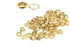 Ojillos Color Oro y Arandelas 4mm Adornos / Embellishments Hobbees