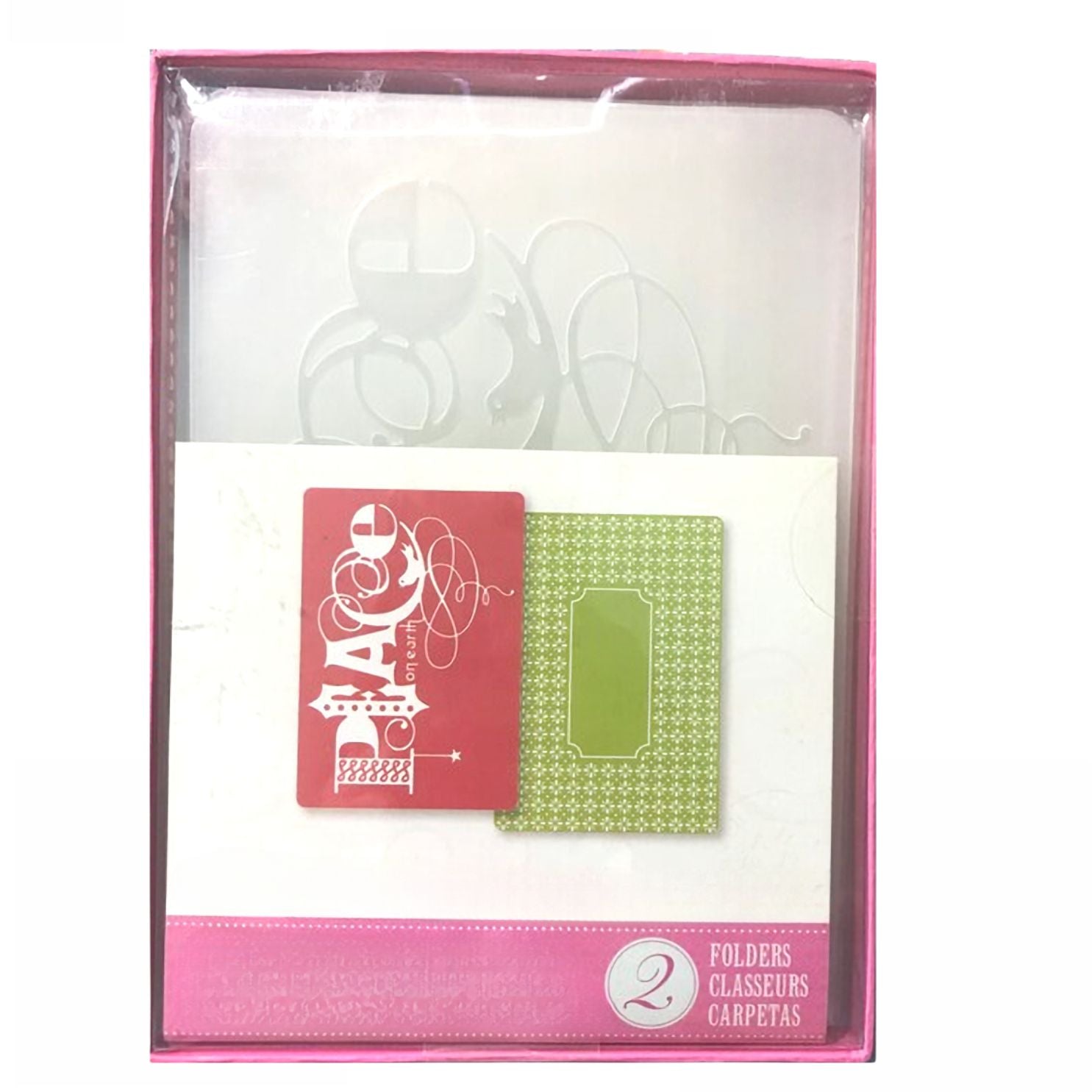 Brenda Walton Peace / 2 Folders de Grabado Paz Folders de Grabado Sizzix