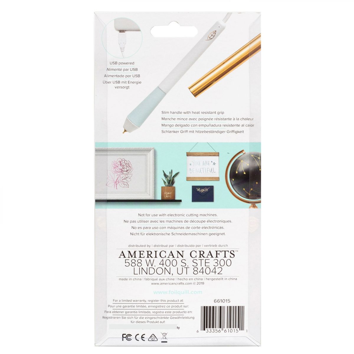 Foil Quill Freestyle Kit Standard Pen / Bolígrafo Estándar Foil Quill a Mano Libre Herramientas We R Memory Keepers