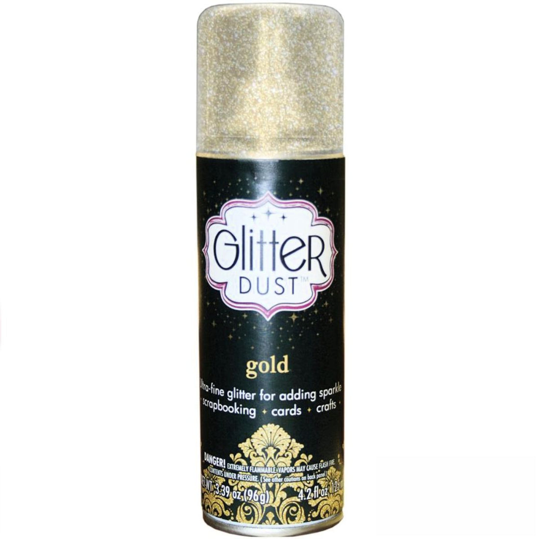 Glitter Dust Spray Gold / Aerosol de Brillitos Dorados Pintura y Medios Mixtos Thermo Web